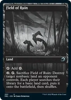 Field of Ruin - Foil - Innistrad: Double Feature #262 MTG Magic The Gathering - Image 1