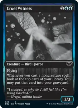 Cruel Witness - Foil - Innistrad: Double Feature #322 MTG Magic The Gathering - Image 1