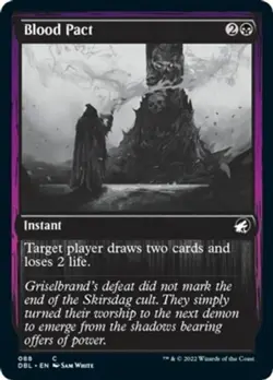 Blood Pact - Foil - Innistrad: Double Feature #088 MTG Magic The Gathering - Image 1