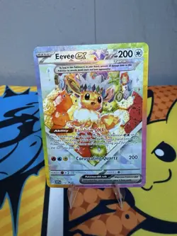 Pokemon TCG Eevee ex 174 Scarlet & Violet Promo Cards Black Star Promo NM - Image 3