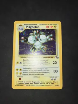 1999 Pokemon Fossil Unlimited Holo Near Mint Magneton 11/62 - Image 1