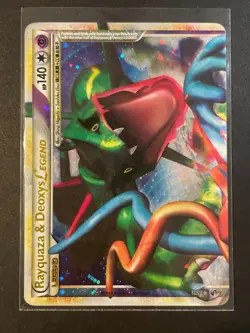 Pokemon Rayquaza & Deoxys Legend 89/90 HGSS Undaunted Holo MP - Image 1
