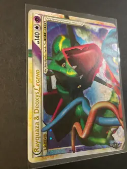 Pokemon Rayquaza & Deoxys Legend 89/90 HGSS Undaunted Holo MP - Image 2