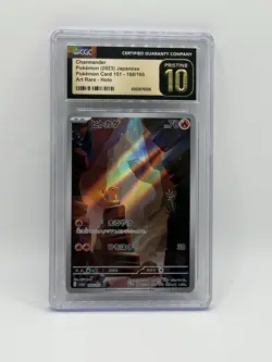 Charmander 151 Art Rare 168/165 CGC Pristine 10 Pokemon Japanese - Image 1