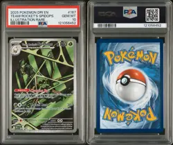POKEMON DESTINED RIVALS 187 TEAM ROCKET'S SPIDOPS - ILLUSTRATION RARE (PSA 10) - Image 4