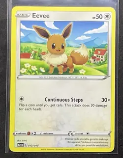 Eevee - 2025 McDonald’s Happy Meal Pokemon Dragon Discovery Card 013/015 - Image 1