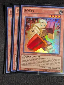 Yugioh - 3x BOXer WSUP-EN048 1st Edition Super Rare NM - Image 1
