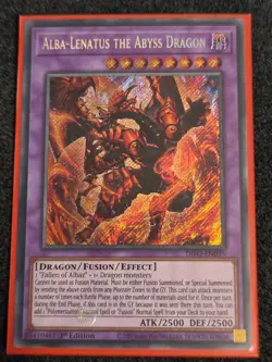 Yugioh! Alba-Lenatus the Abyss Dragon - DIFO-EN035 - Secret Rare - 1st Edition N - Image 1