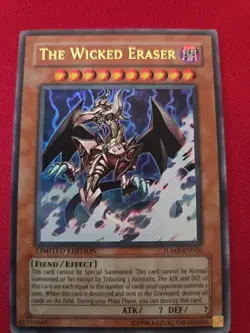Yugioh The Wicked Eraser JUMP-EN016 Limited Edition Ultra Rare NM - Image 1