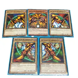 YUGIOH TCG! COMPLETE 5 Card Exodia the Forbidden One Set LDK2 Common NM - Image 1