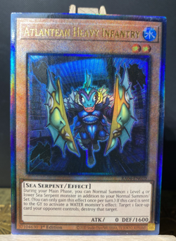 ATLANTEAN HEAVY INFANTRY ULTIMATE RARE 1ST EDITION RA04-EN010 YuGiOh CARD - Image 1