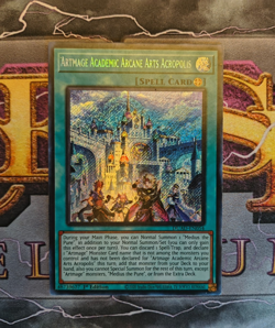YUGIOH Artmage Academic Arcane Arts Acropolis DUAD-EN054 Secret Rare NM 1st Ed - Image 1