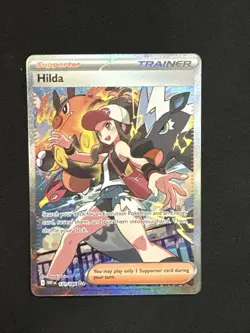 Hilda SIR 171/086 White Flare Pokemon Scarlett & Violet English NM/M - Image 2