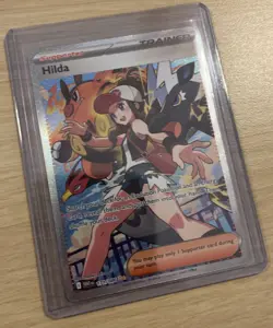 Hilda SIR 171/086 White Flare Pokemon Scarlett & Violet English NM/M - Image 5