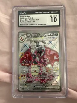 Charizard GX Black Star Promo Card CGC Gem Mint 10 Pokemon 2024 - Image 1