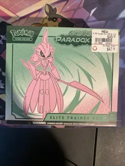 Pokemon TCG Paradox Rift Iron Valiant ETB Sealed Box - Image 1