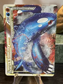 Kyogre and Groudon Legend 87/90 Holo Ultra Rare Pokemon Card 2010 *Read Desc* - Image 1