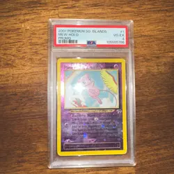 2001 Pokemon So Islands Mew Holo Promo #1 PSA 4 - Image 1