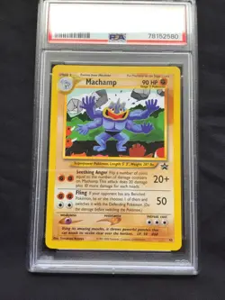 Pokemon Cards: Wizards Black Star Promo: Machamp 43 PSA 9 - Image 2