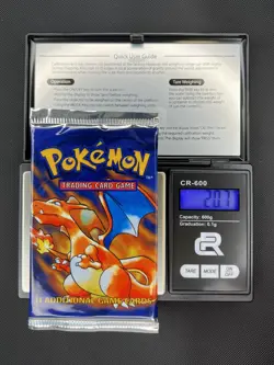 SEALED 1999 Pokemon Base Set Unlimited Booster Pack - Charizard Artwork (20.7g) - Image 3