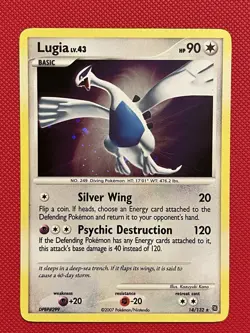 Pokemon TCG Lugia Lv.43 - 14/132 - Rare Holo - Secret Wonders LP/NM - Image 1