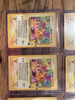 (15) Lot 2021 Pokemon Celebrations Classic Collection Birthday Pikachu Holo #24 - Image 3