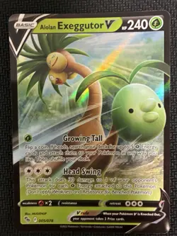Alolan Exeggutor V 005/078, Pokemon Go, Pokemon, NM - Image 1