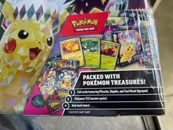 Pokemon Card Sealed Collectors Chest Excellent Condition Pikachu box cards - Image 2