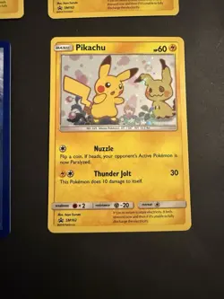 Pokemon Card Promo SM162 Pikachu 2019 Holo (Set of 4) - Image 4