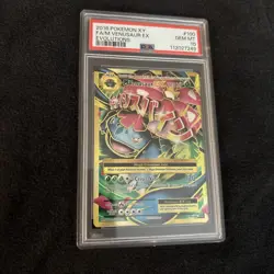 M Venusaur EX Full Art Holo Card 100/108 Evolutions PSA 10 GEM MINT Pokemon - Image 2