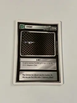 Star Trek CCG Event Q-Net Common Card - Image 1