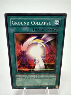 Yu-Gi-Oh TCG Ground Collapse PSV-070 1st Edition Regular Common Card LP-MP - Image 1