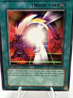 Yu-Gi-Oh TCG Ground Collapse PSV-070 1st Edition Regular Common Card LP-MP - Image 5