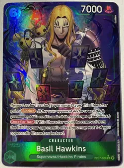 Basil Hawkins OP07-029 Alt Art One Piece Card Game English TCG - Image 1