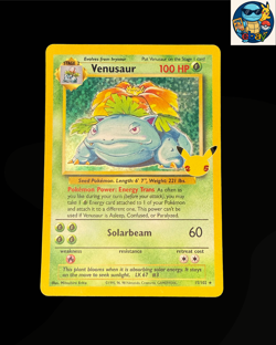 Pokemon TCG Celebrations Venusaur Holo Rare Card #15/102 Classic Collection - Image 1