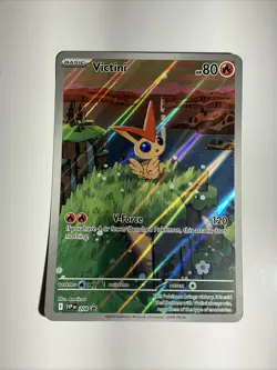 Pokemon Victini Jumbo Full Art Promo Card- SVP 208: Black Bolt/White Flare NM - Image 1