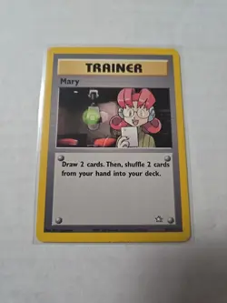 Mary - 87/111 - Pokemon Neo Genesis Unlimited Rare Card WOTC - Image 1