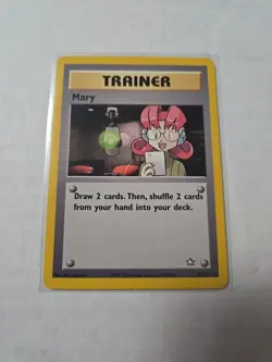 Mary - 87/111 - Pokemon Neo Genesis Unlimited Rare Card WOTC - Image 3