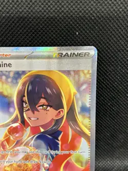 Pokemon Twilight Masquerade Holo Card Carmine 217/167SV06 NM Condition - Image 2