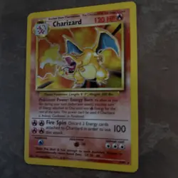 Pokemon Charizard 4/102 Base Set Unlimited WOTC Holo Rare TCG Card - Image 2