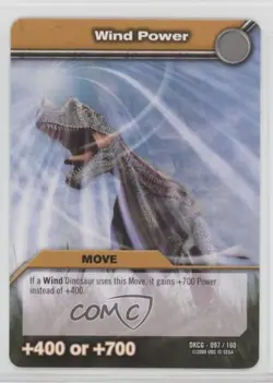 2008 Dinosaur King Trading Card Game Series 1: Wind Power #DKCG-097 0kb5 - Image 1