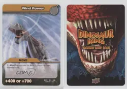 2008 Dinosaur King Trading Card Game Series 1: Wind Power #DKCG-097 0kb5 - Image 3