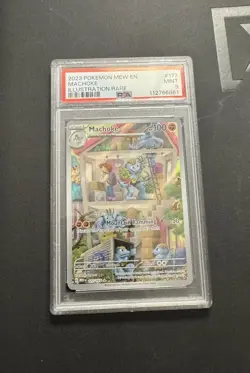 Machoke IR 177/165 Scarlet & Violet 151 Pokemon Card 2023 PSA 9 MINT - Image 1