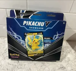 2022 Pokemon Pikachu Showcase Includes 1 Pikachu Promo Card And 3 Booster Packs - Image 1
