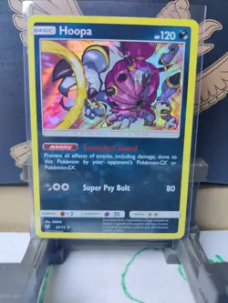 Pokemon Shining Legends Hoopa Holo Rare Card 55/73 - Image 1