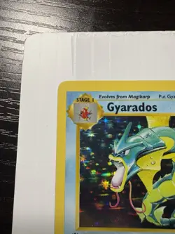 Gyarados First Edition Base Set Shadowless Holo Rare Pokemon Card 6/102 NM - Image 2