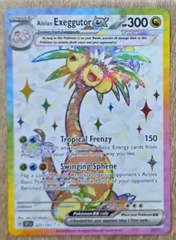 Pokemon Card Alolan Exeggutor ex 225/191 Full Art Surging Sparks Near Mint - Image 1