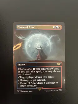 Flame of Anor (Borderless) Universes Beyond: the Lord of the Rings Mtg Rare 406 - Image 1