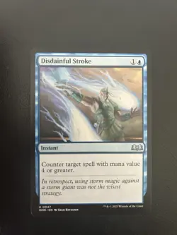 Disdainful Stroke Wilds of Eldraine Regular Uncommon Mtg 47 - Image 1