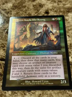 QUEEN KAYLA BIN-KROOG Magic MTG The Brothers War Retro Foil - Image 1